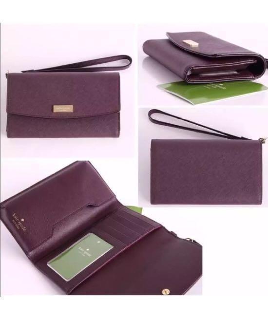 Authentic Brand New Kate Spade Laurel Way Iphone Wristlet, Luxury, Bags &  Wallets on Carousell
