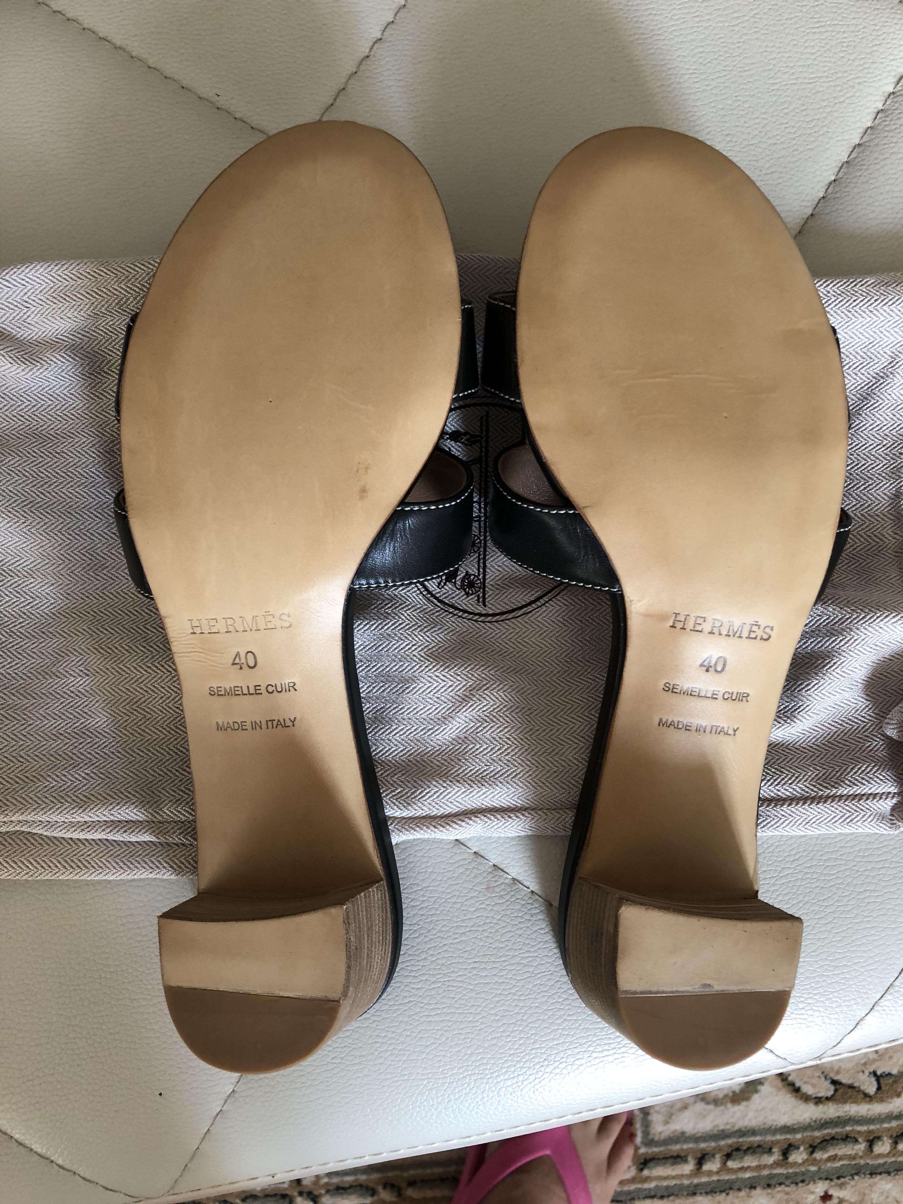 Authentic Hermes shoes, Women's Fashion, Footwear, Sandals on Carousell