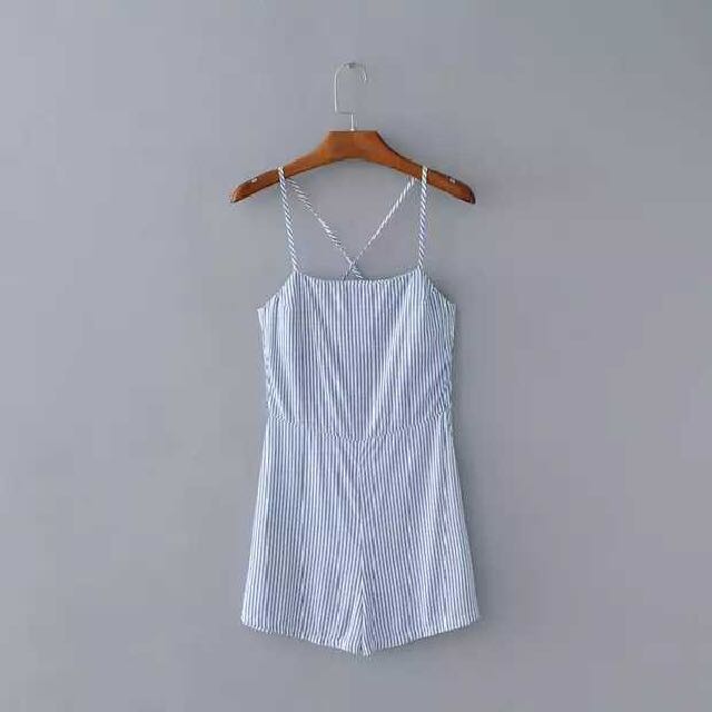 H&m cheap striped romper