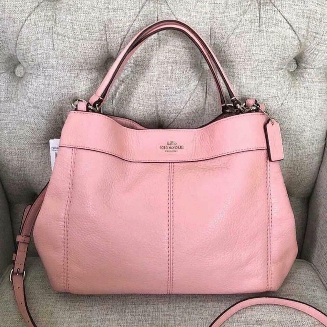 coach lexy pebble leather shoulder bag