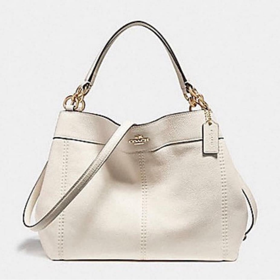 coach pebbled leather lexy shoulder bag