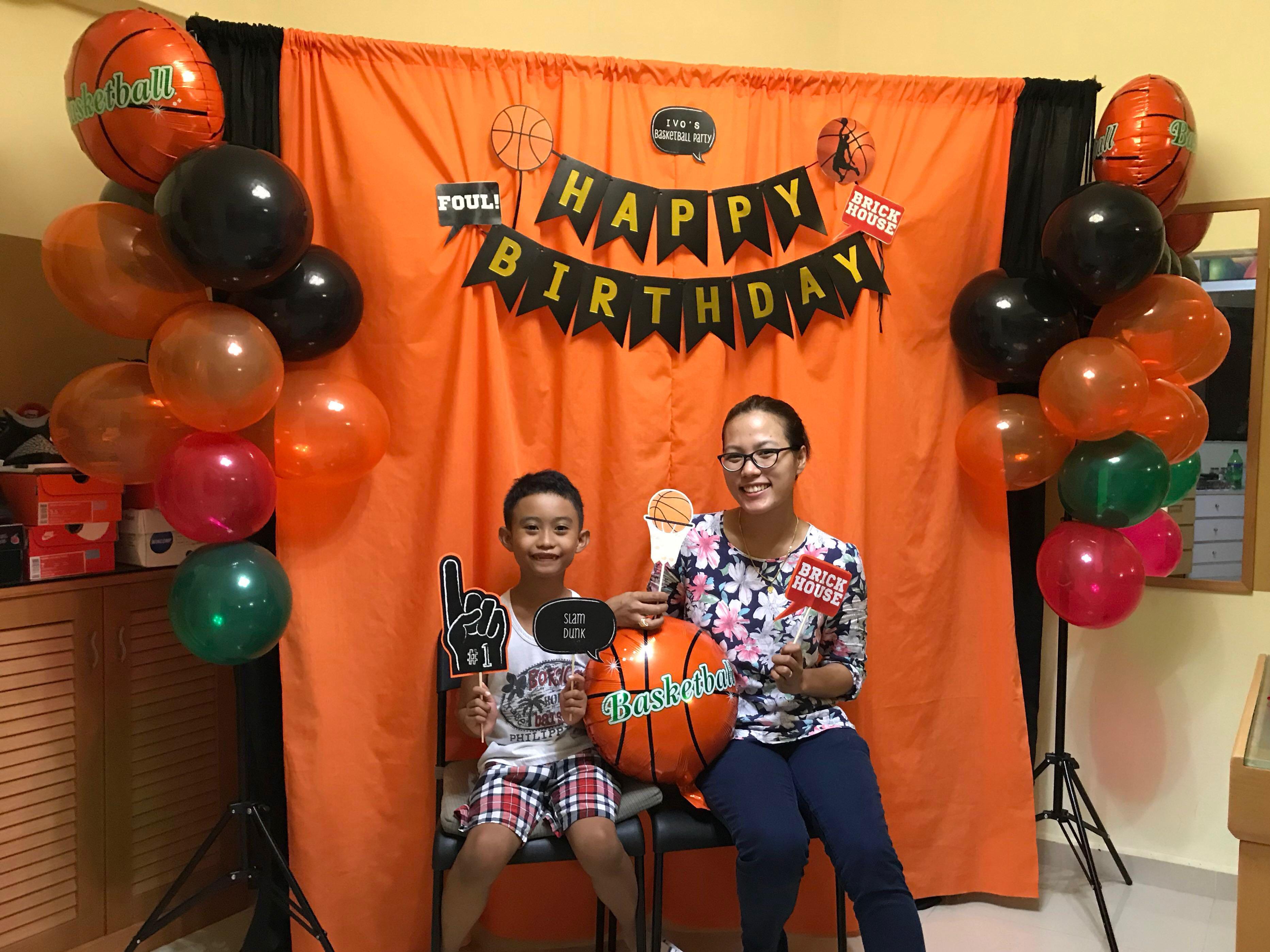 Basketball Theme Party Decoration Backdrop And Curtain Design