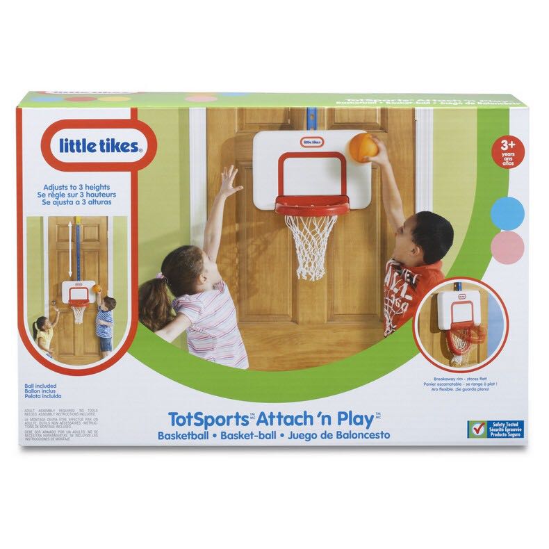 little tikes attach and play basketball