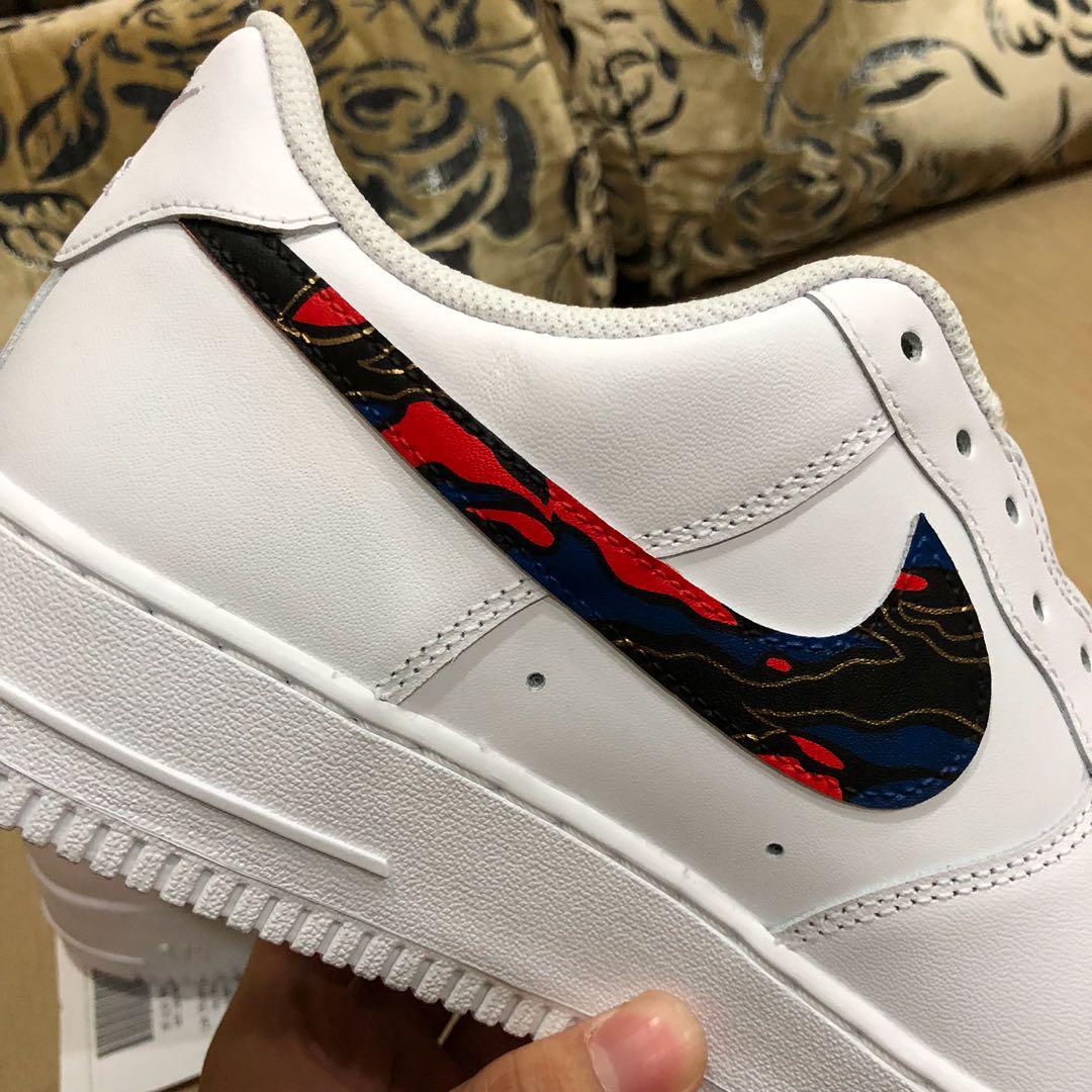 BNIB SBTG x DSMS x Nike Airforce 1 PSG Us10, Men's Fashion, Footwear,  Sneakers on Carousell