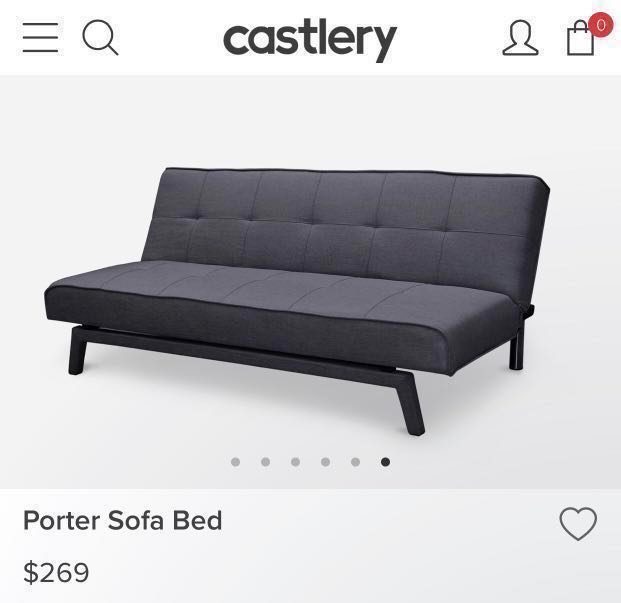 Castlery sofa store bed