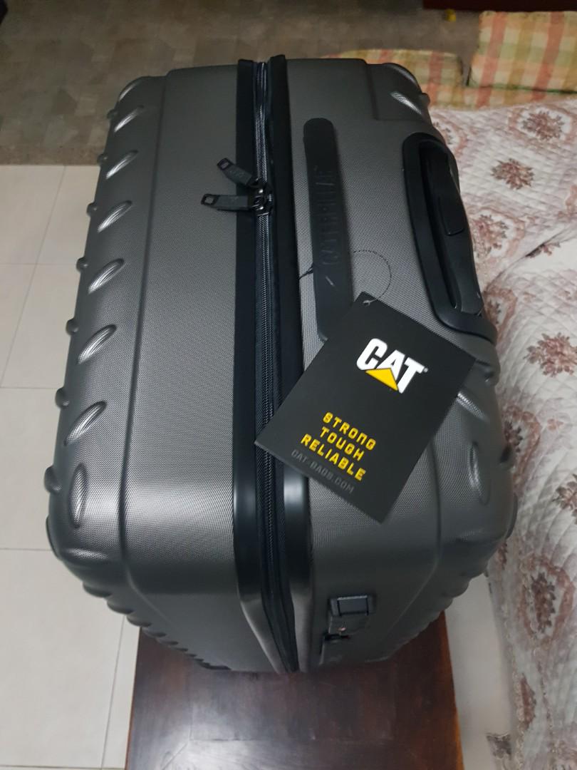 BN Caterpillar Luggage Industrial Plate 28 in. Large. Iron Grey