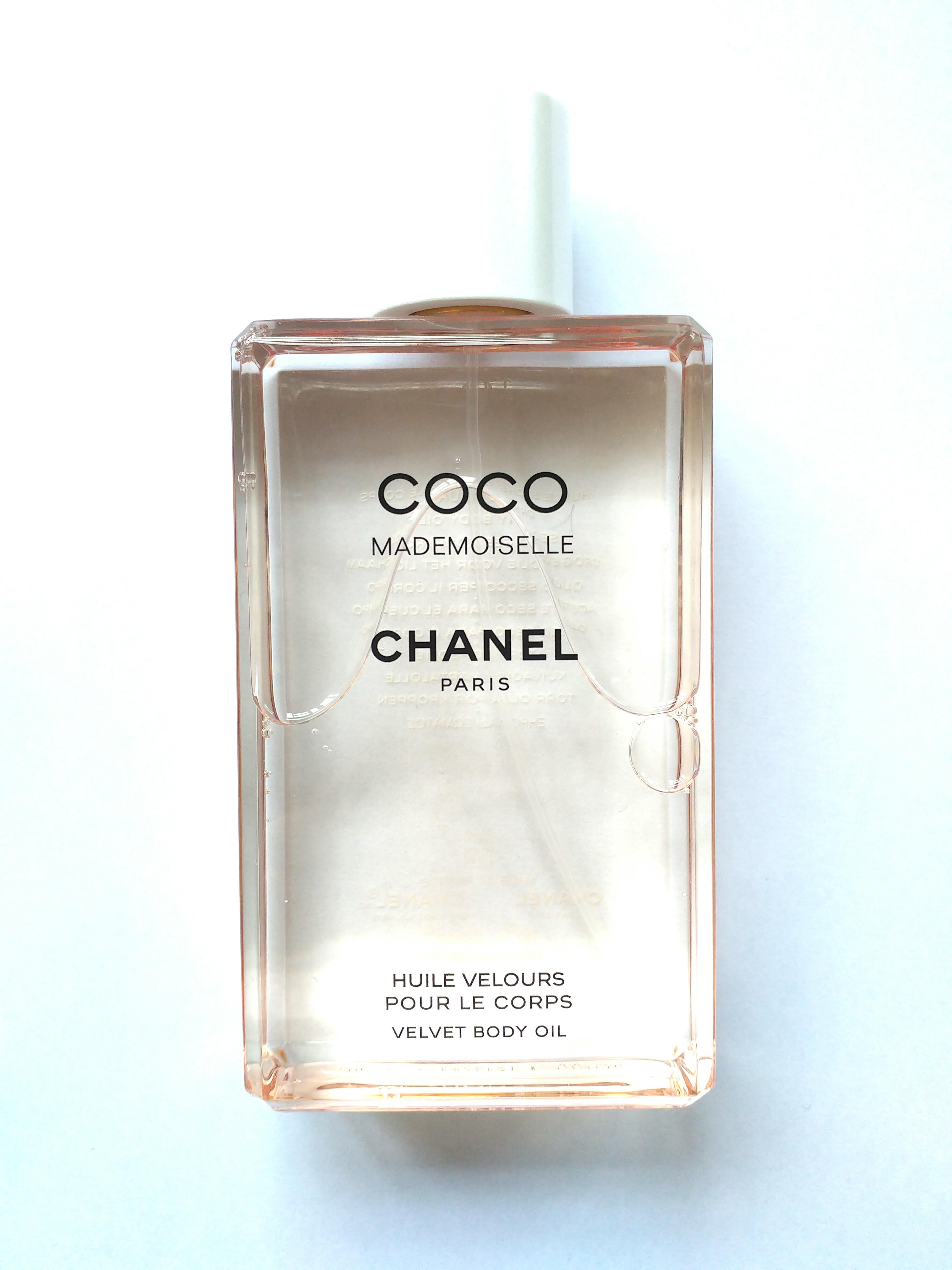 coco chanel body oil mademoiselle