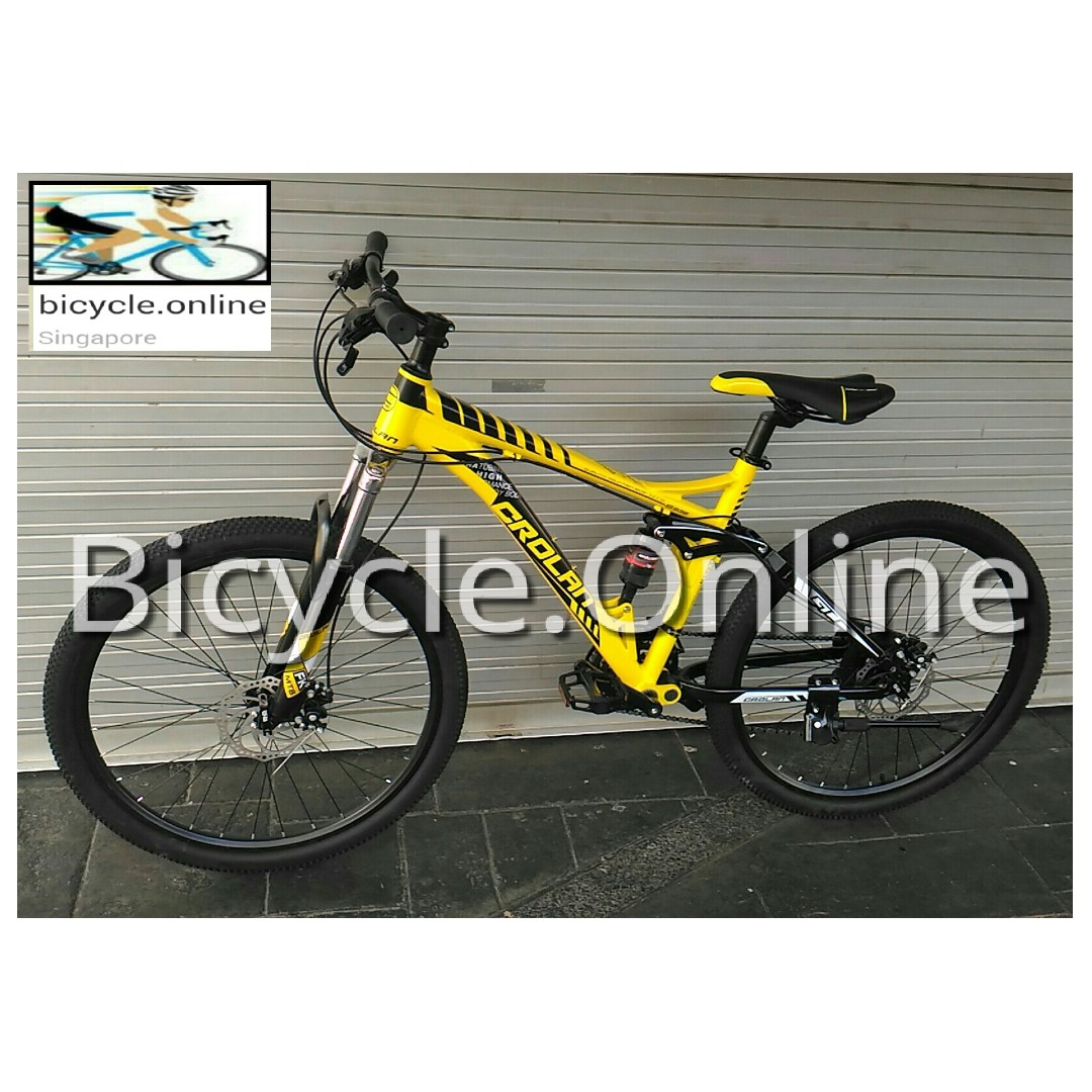 full suspension aluminium mountain bike