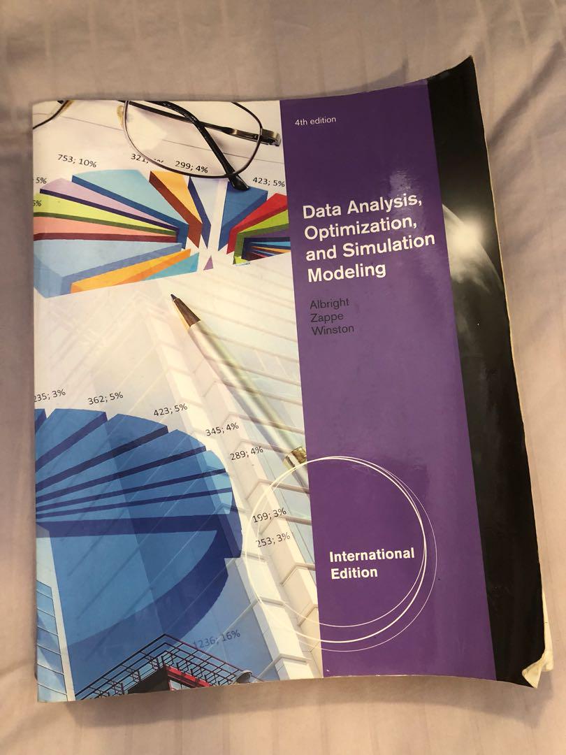 Data analysis, optimization and simulation modeling (Category: Office & Business Technology) located in Singapore. Submitted by angsterz (Listing ID 185278271, Image 1). Description: 4th edition .