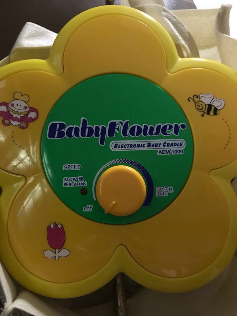 baby flower electronic cradle