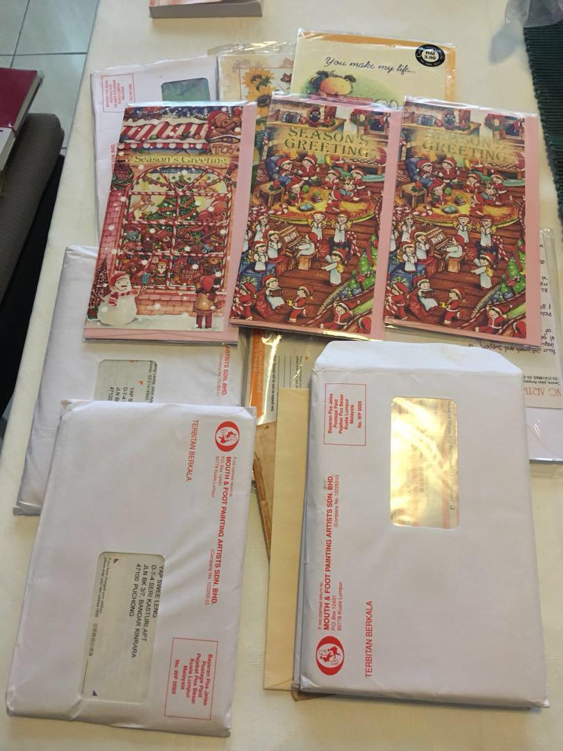 Free All Seasons Greeting Cards 50pcs Books Stationery