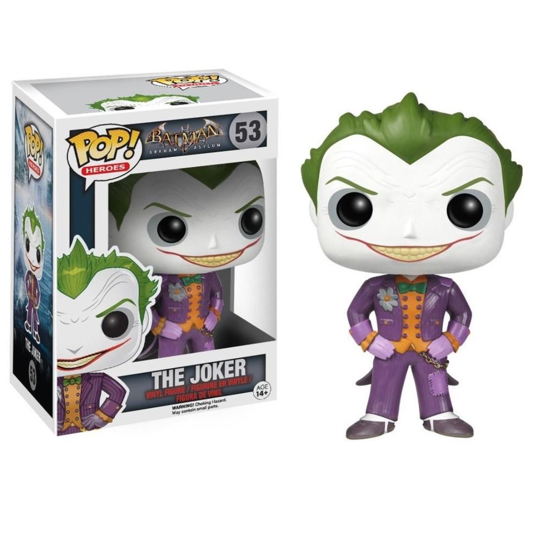 Funko Pop Batman Arkham Asylum The Joker Chrome 2019 NYCC Target for sale online 