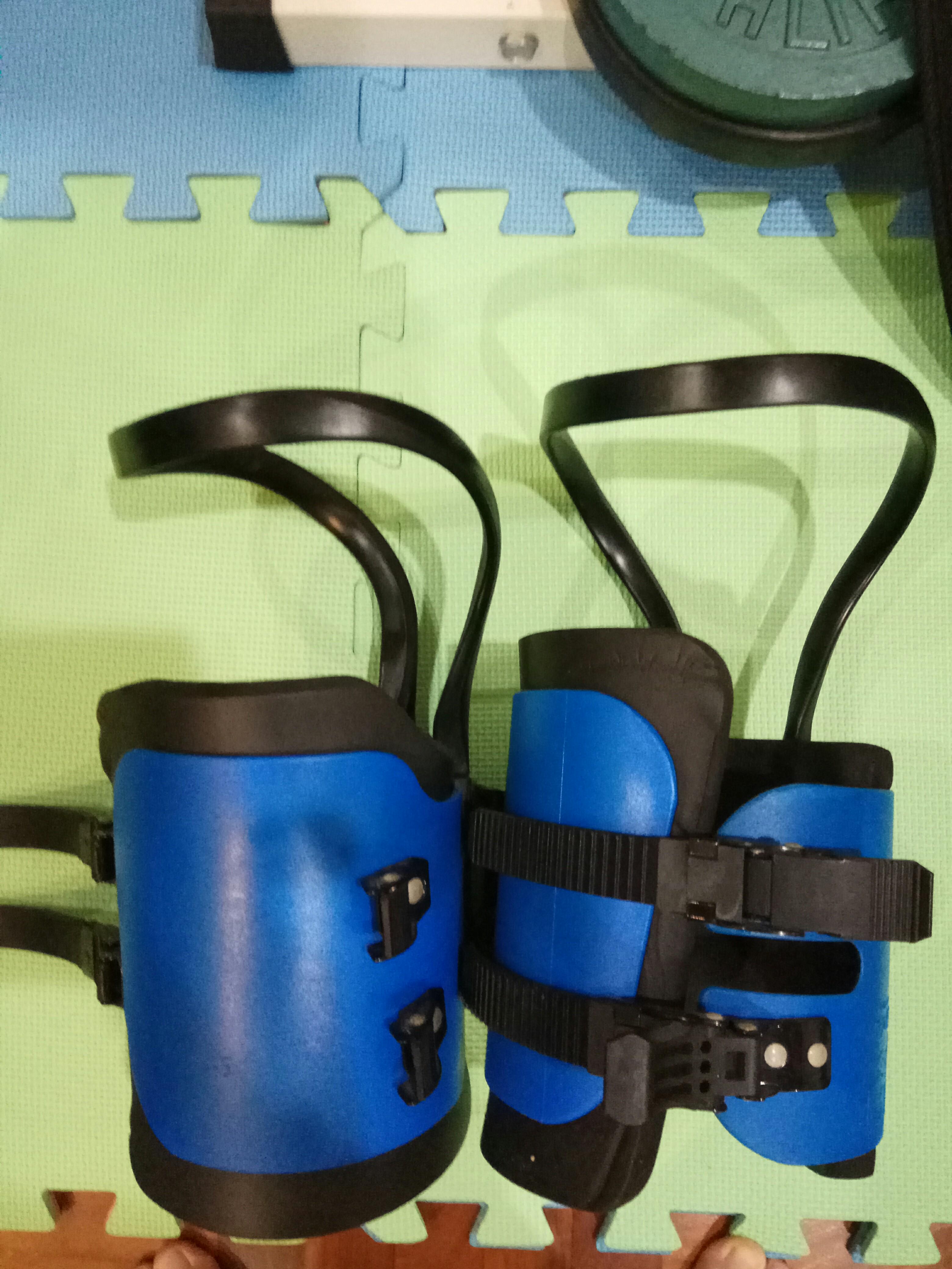 Bottes D'inversion Teeter Hang Ups SL Spyder - EZ-Up Avec Boucles - Bleu - Occasion