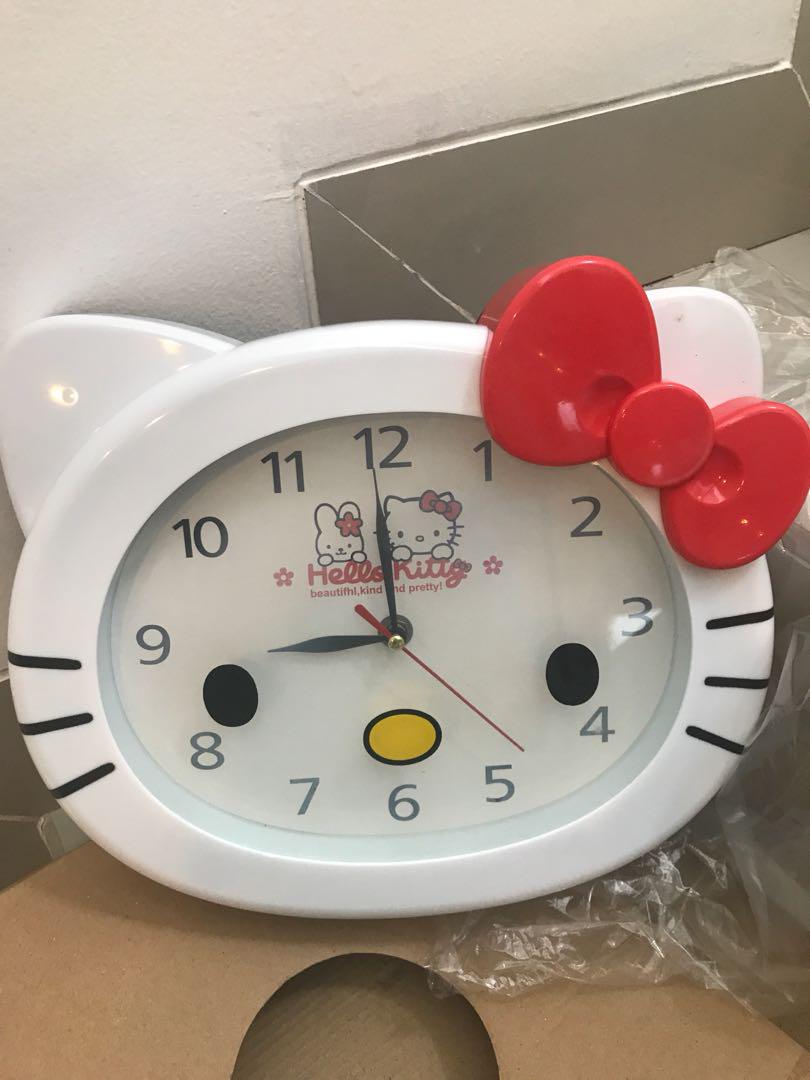 Hello Kitty Clock, Perabotan Rumah di Carousell