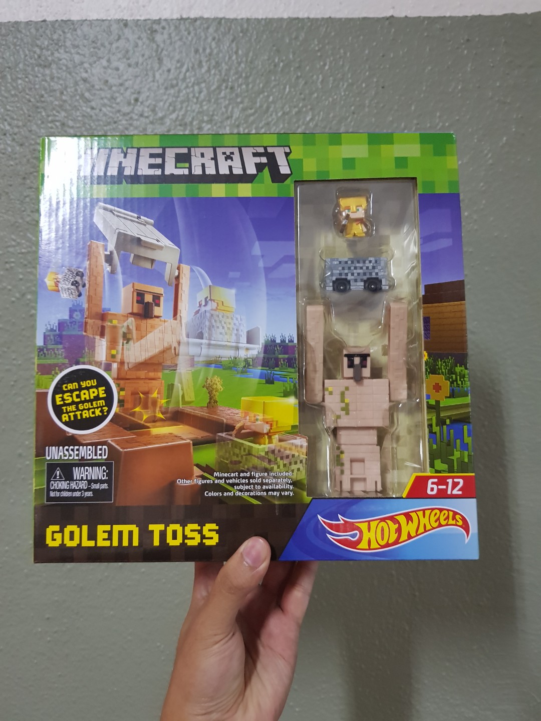 Hot wheels minecraft golem sales toss