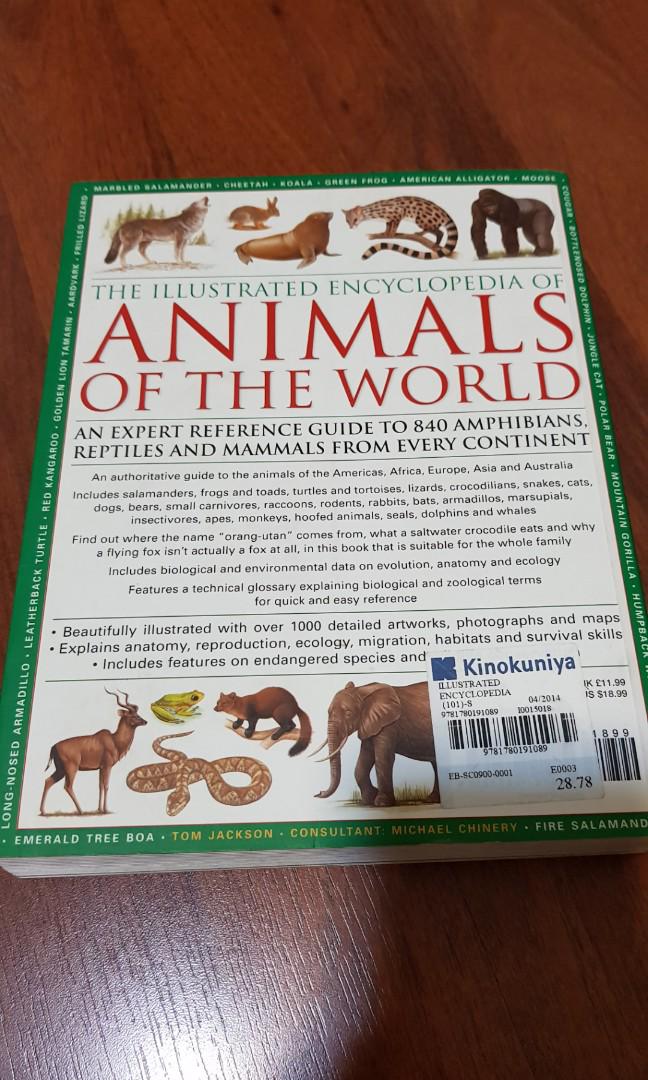 Illustrated Encyclopedia of Animals of the world, Hobbies & Toys, Books ...