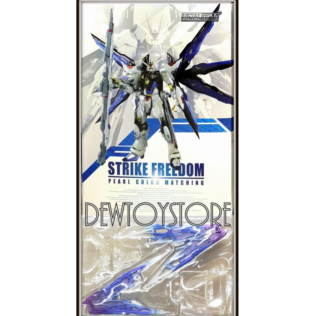 In Stock Metal Club Mc Metal Gear Metal Build Mb 1 100 Strike Freedom Gundam With Wing Of Light Pearl Colour Version Toys Games Bricks Figurines On Carousell