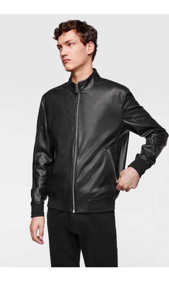 97 Model Jaket Kulit Zara Man HD