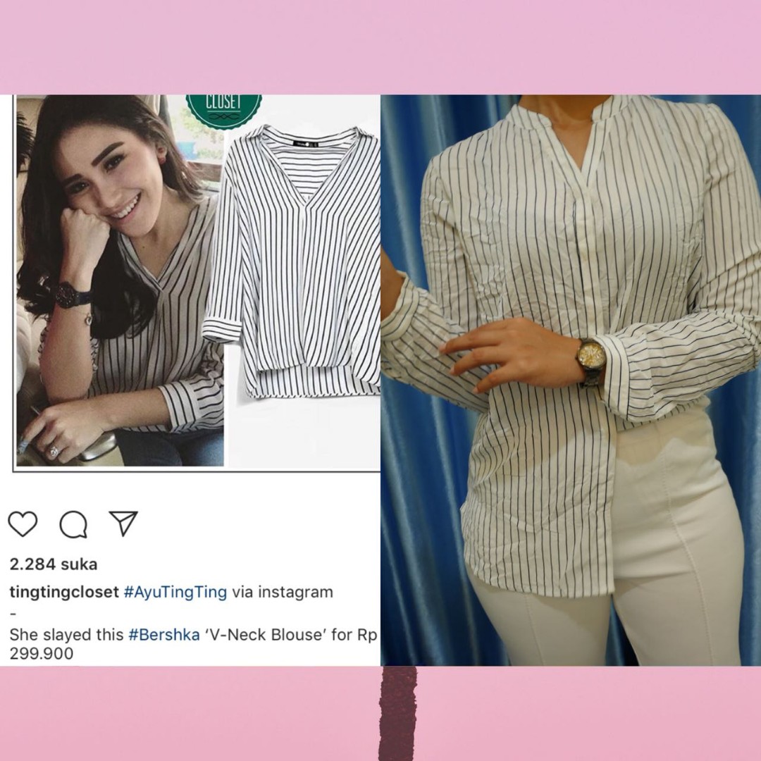Kemeja Ayu Tingting Referensi Fesyen Wanita Pakaian Wanita Atasan Di Carousell