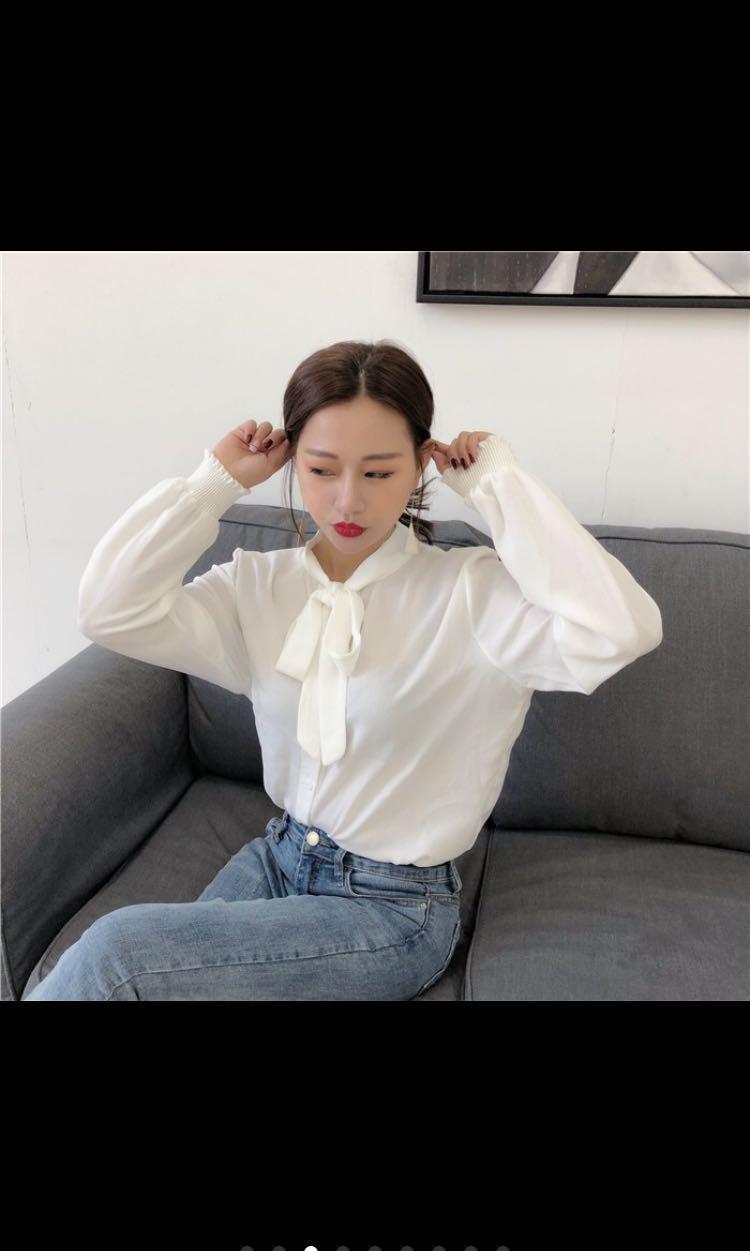 korean long sleeve blouse
