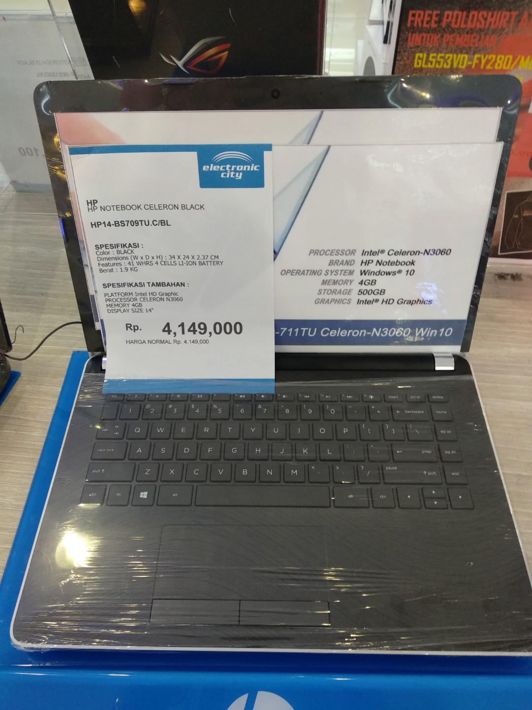 Laptop Hp Celeron New Kredit Cepat Tanpa Kartu Kredit Elektronik Komputer Laptop Di Carousell