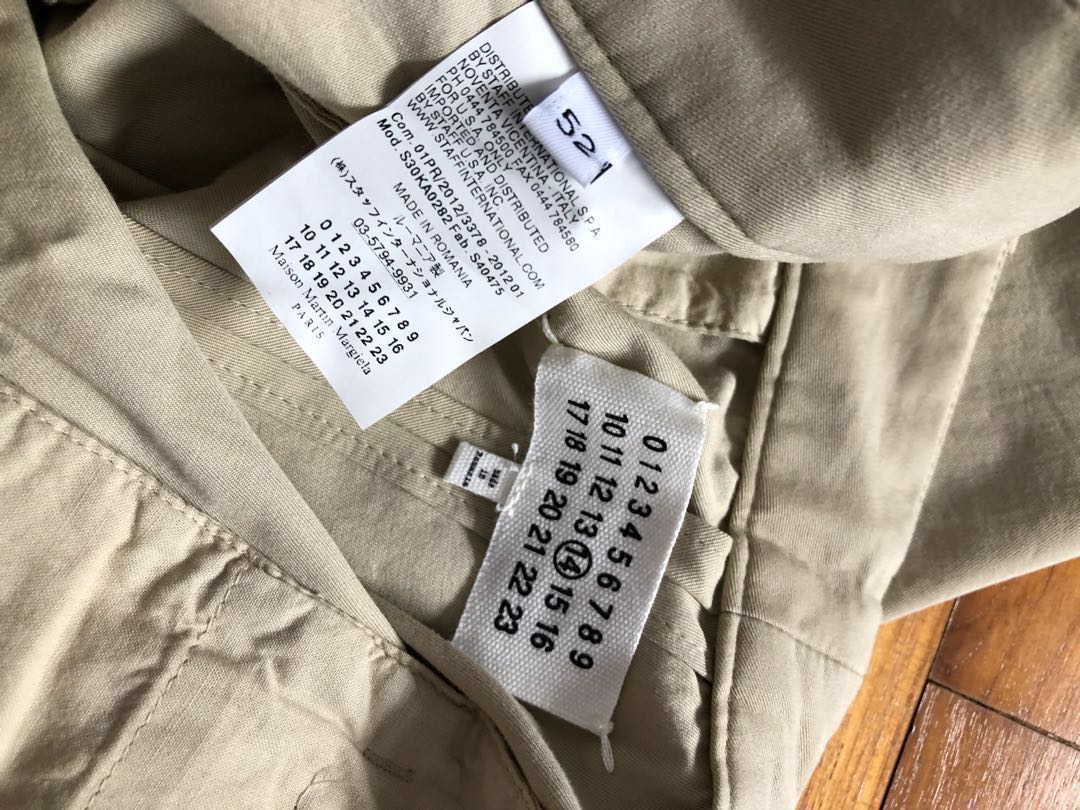 Maison Margiela chinos pants size eu 52, Men's Fashion, Bottoms