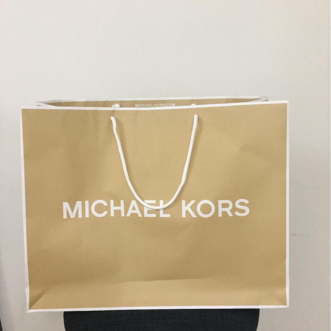 michael kors plastic bag