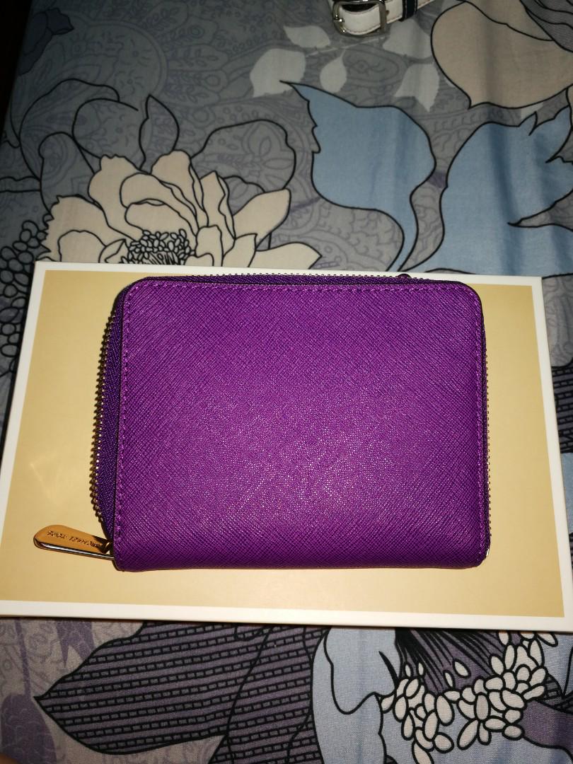 Michael Kors (MK) Small Zip Around Wallet, Women's Fashion, Bags