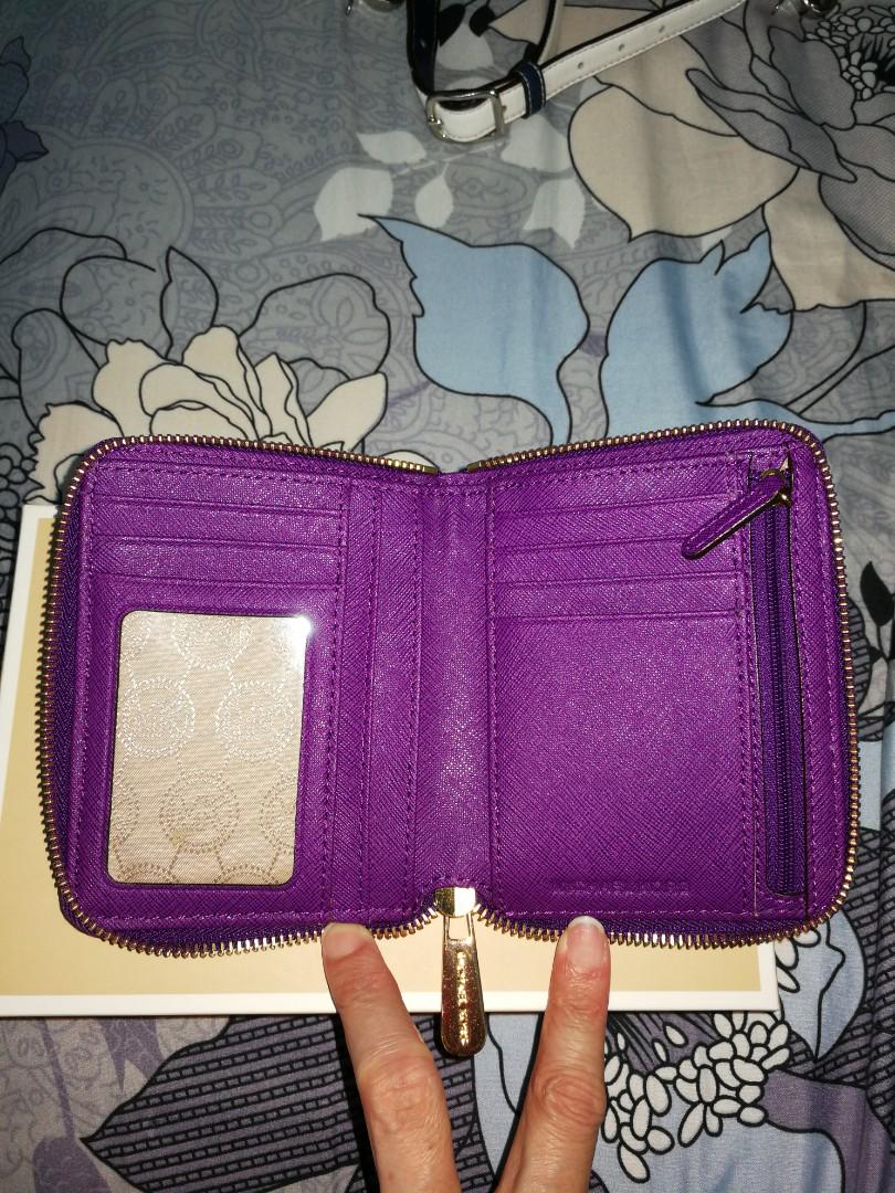 Michael Kors (MK) Small Zip Around Wallet, Women's Fashion, Bags