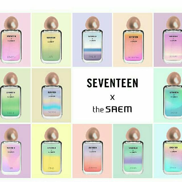 My Go Seventeen X Saem Perfume Health Beauty Perfumes Nail Care Others On Carousell