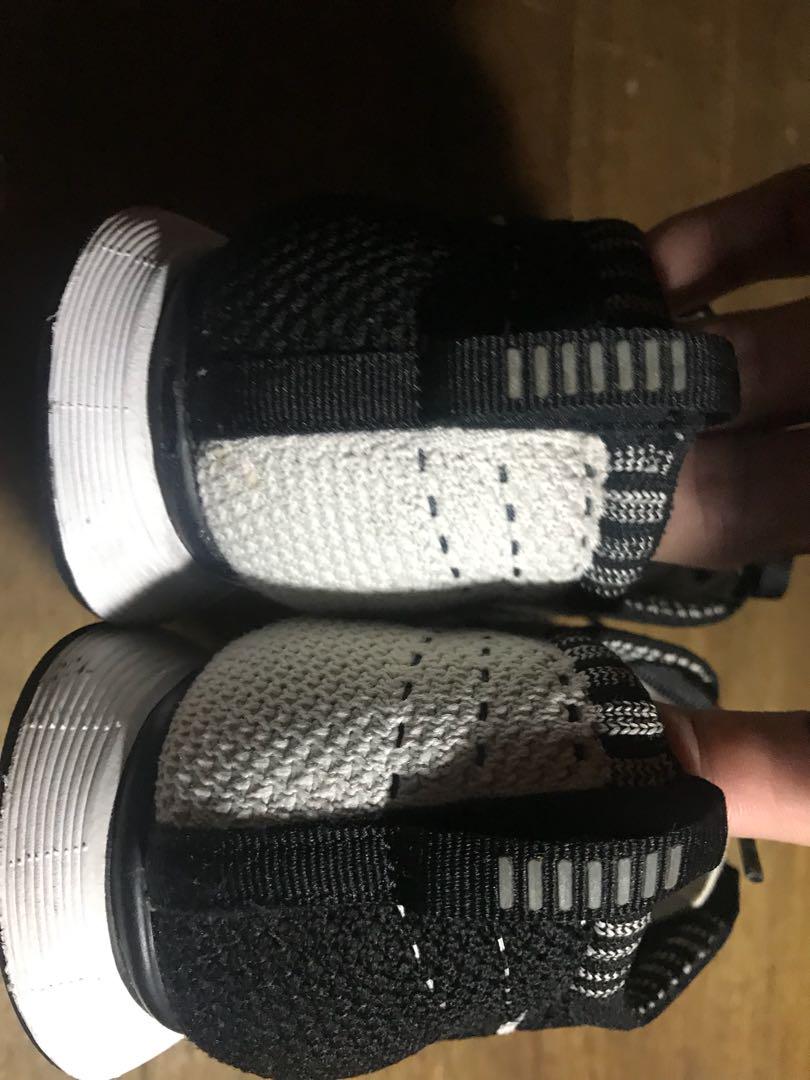 flyknit racer orca white tongue