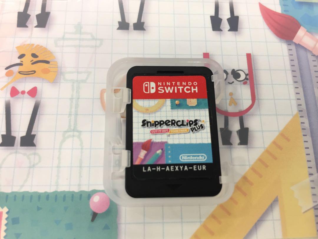Nintendo Switch game Snipperclips Plus Video Gaming Video Games