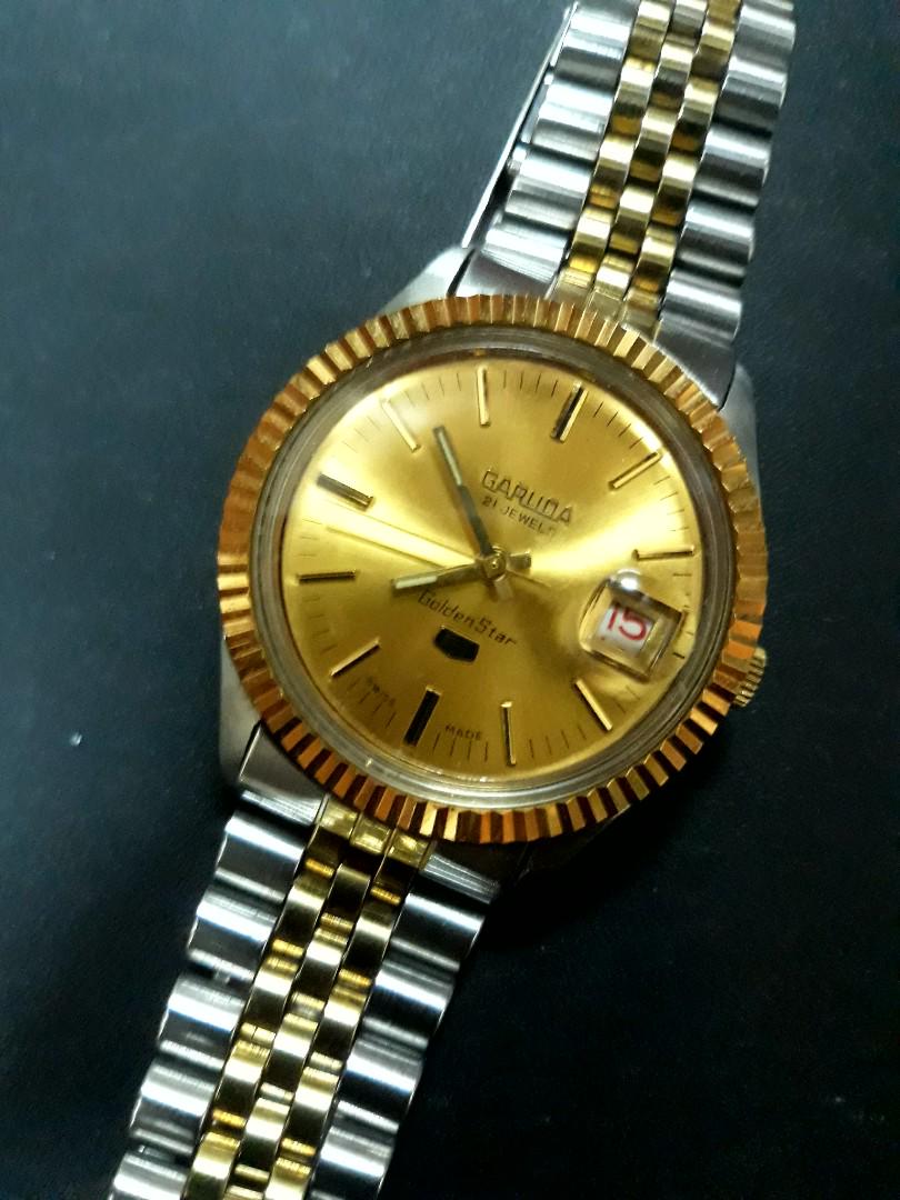 NOS Vintage Garuda Golden Star 21jewels
