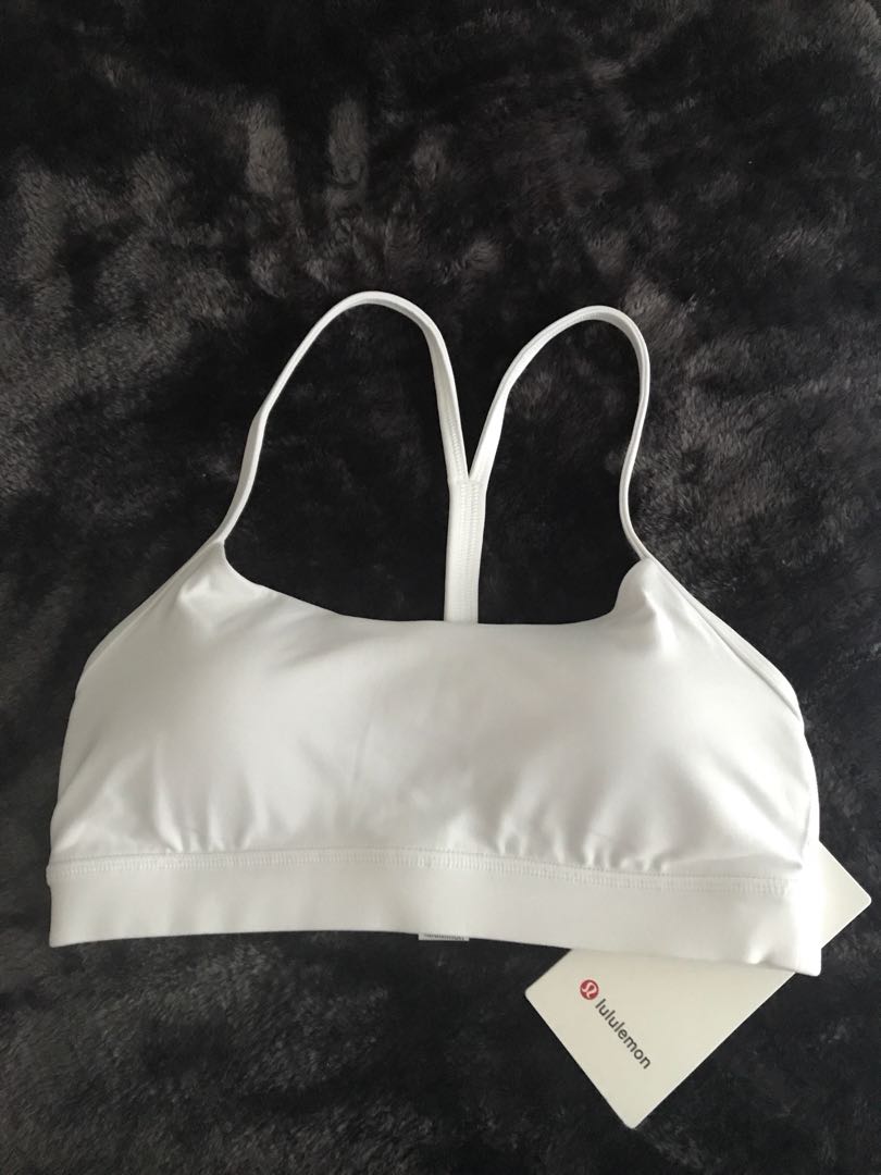 Lululemon Flow Y bra in Springtime size 6, Women's Fashion, Tops,  Sleeveless on Carousell