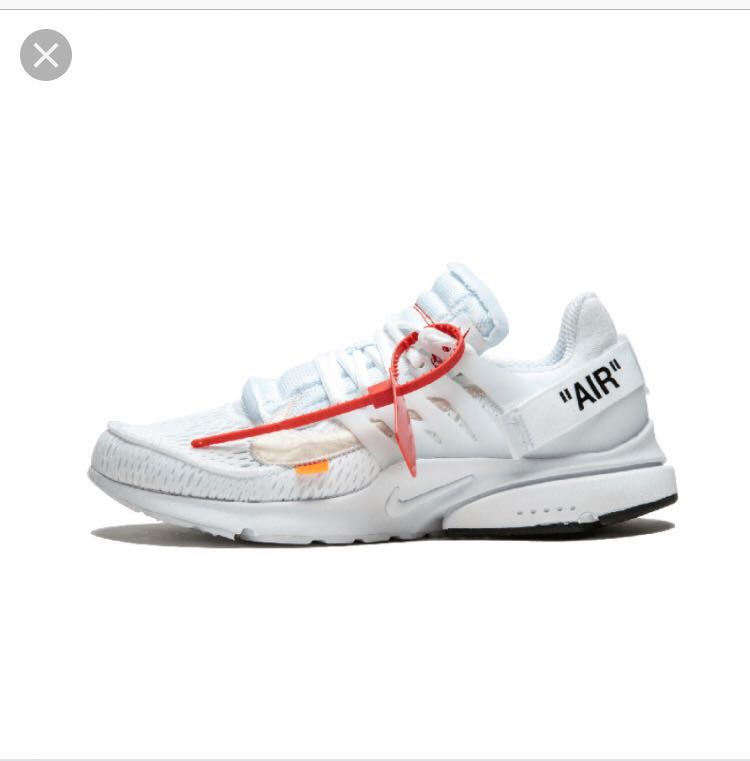 nike presto mens off white