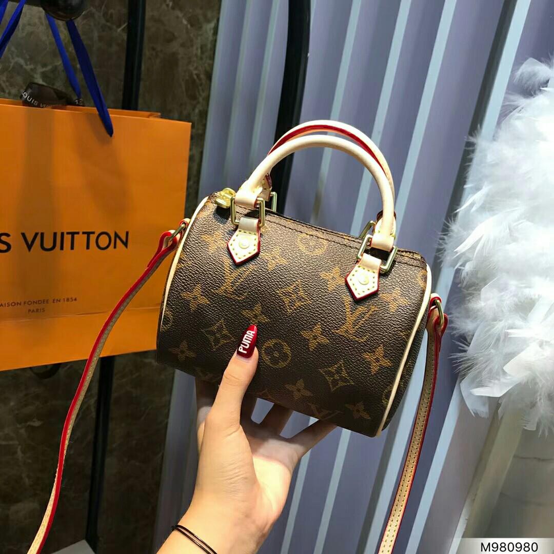 AUTHENTIC LV LOUIS VUITTON Monogram Mini Speedy Nano Crossbody Sling Bag,  Luxury, Bags & Wallets on Carousell