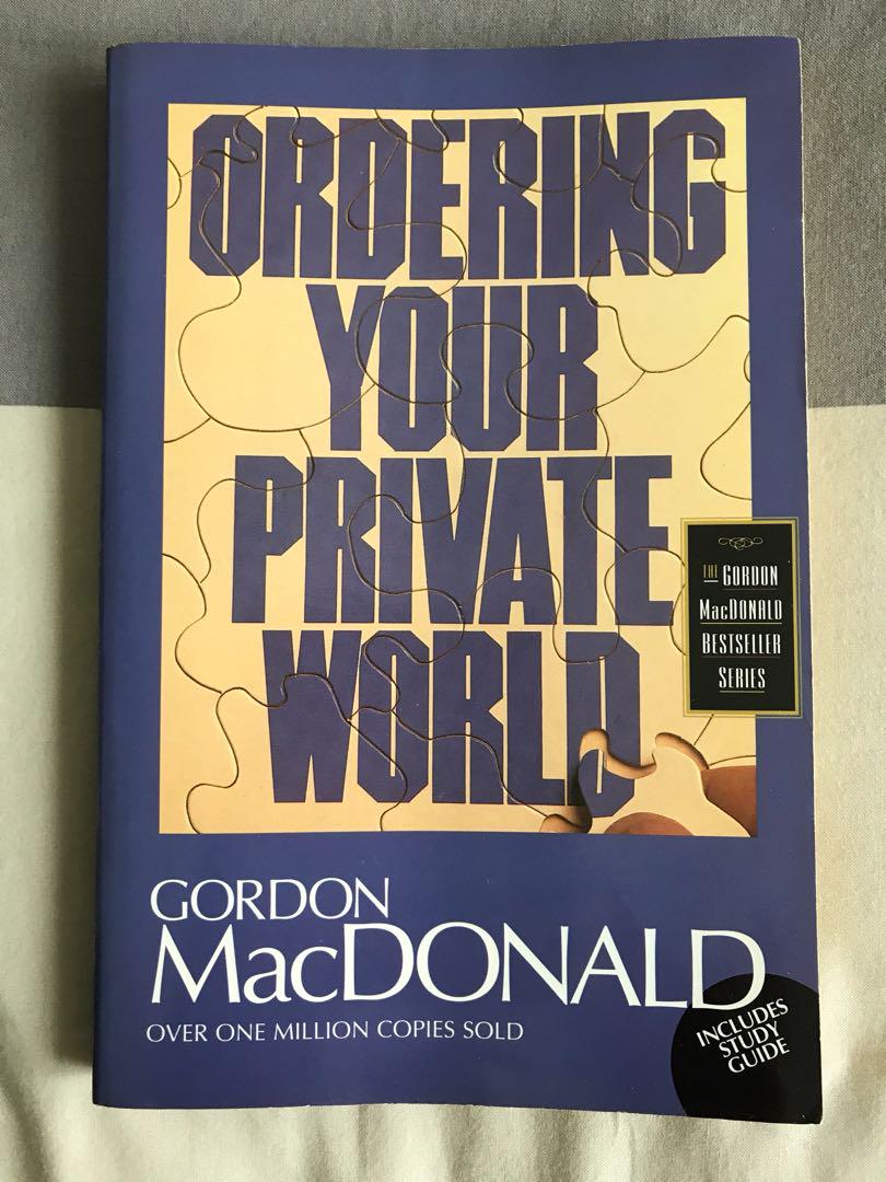 Ordering Your Private World By Gordon Macdonald Books Stationery Non Fiction On Carousell
