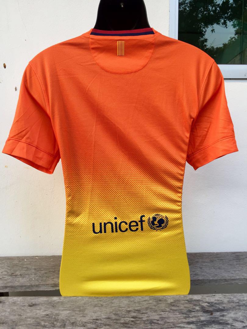 Destockage Training T-Shirts FC Barcelone Jaune 2022/2023 Pas Cher