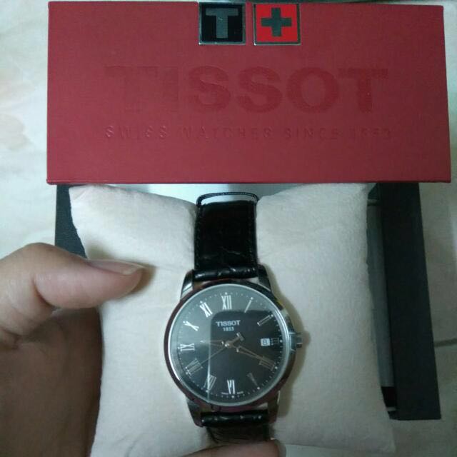 original TISSOT T CLASSIC DREAM BLACK MAN WATCH T033.410.16.053.00