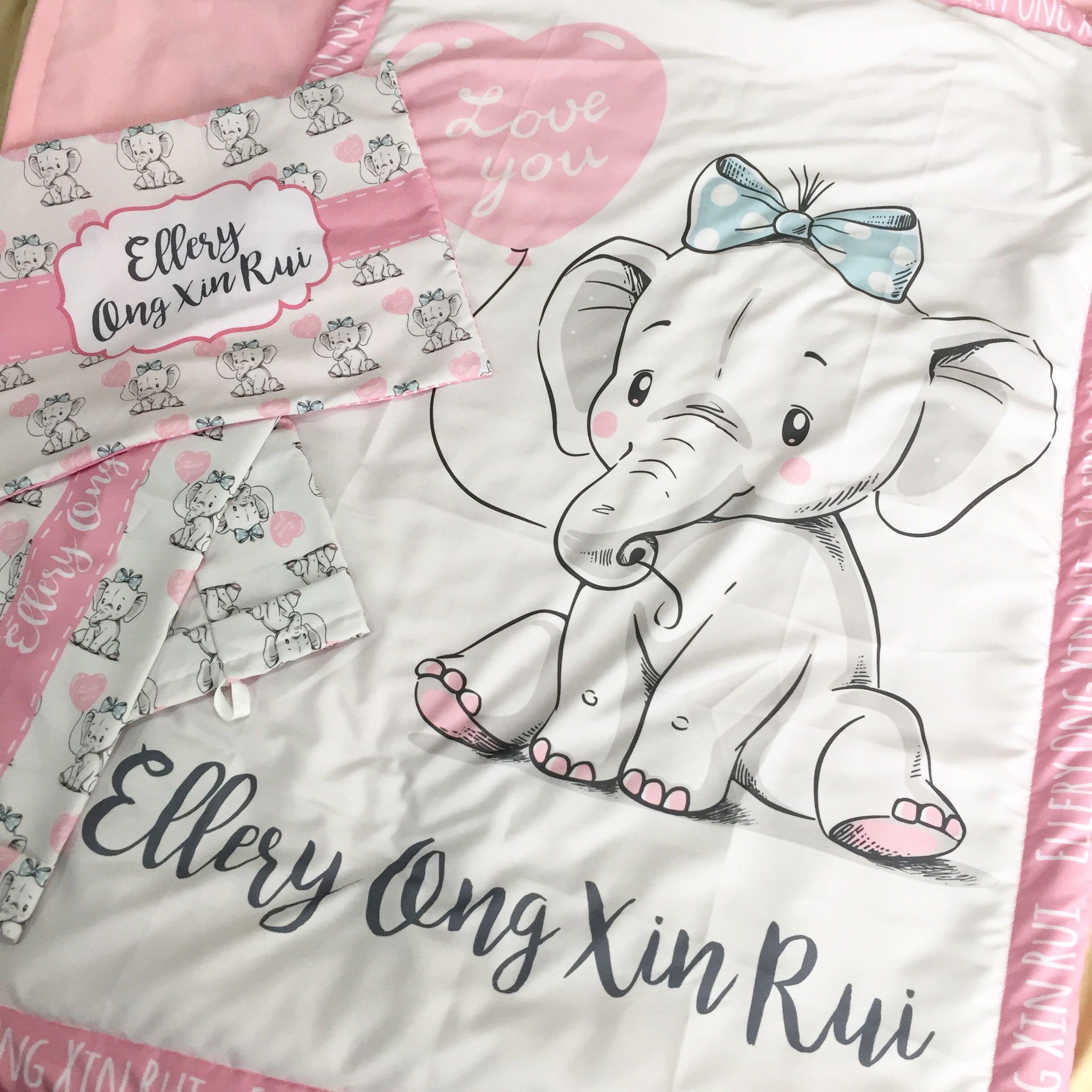 personalised baby bedding set
