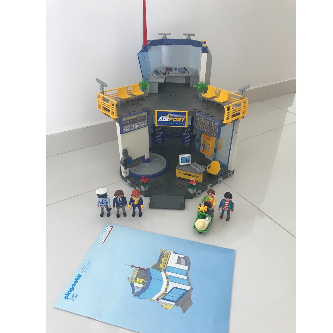 Playmobil 3886 Airport/Baggage Check in, Hobbies Toys, Toys & Games on Carousell