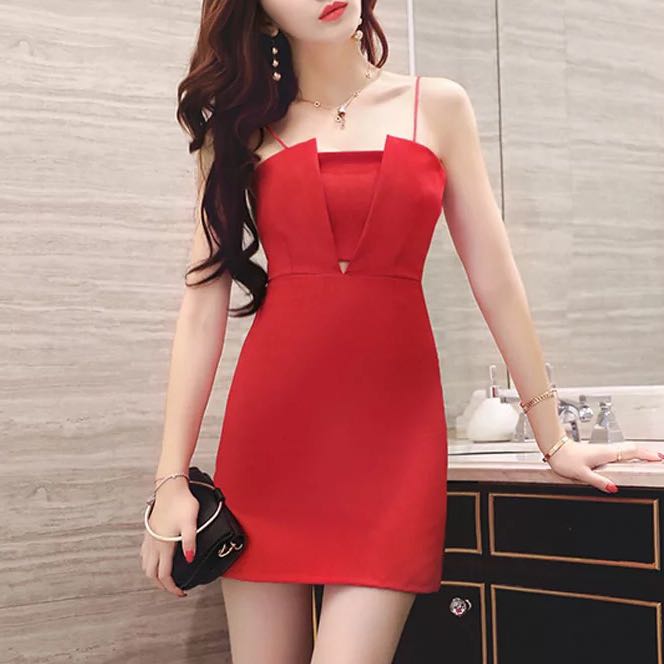 plain red dress for girl