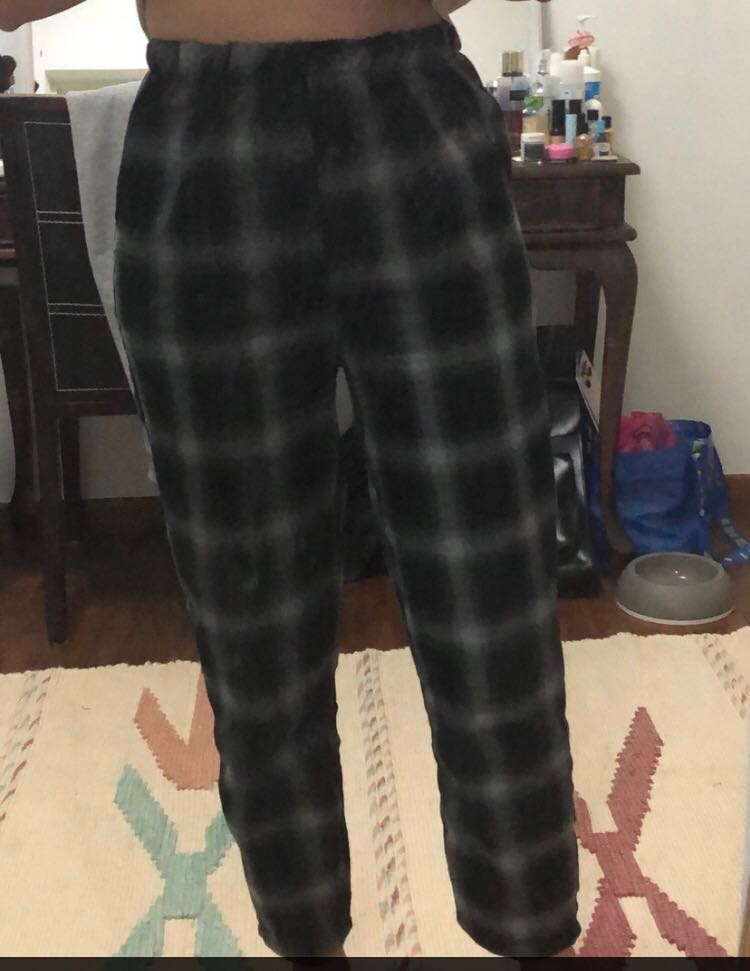 retro plaid pants