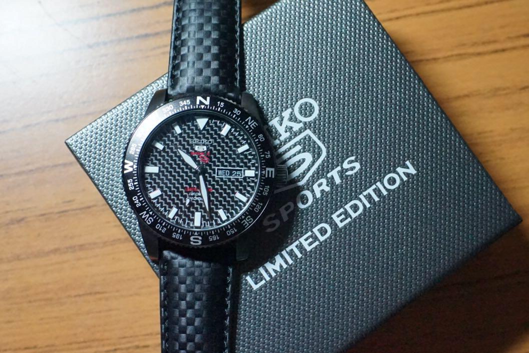 Seiko 5 Carbon Fibre Limited Edition SRP719K1, Mobile Phones & Gadgets,  Wearables & Smart Watches on Carousell