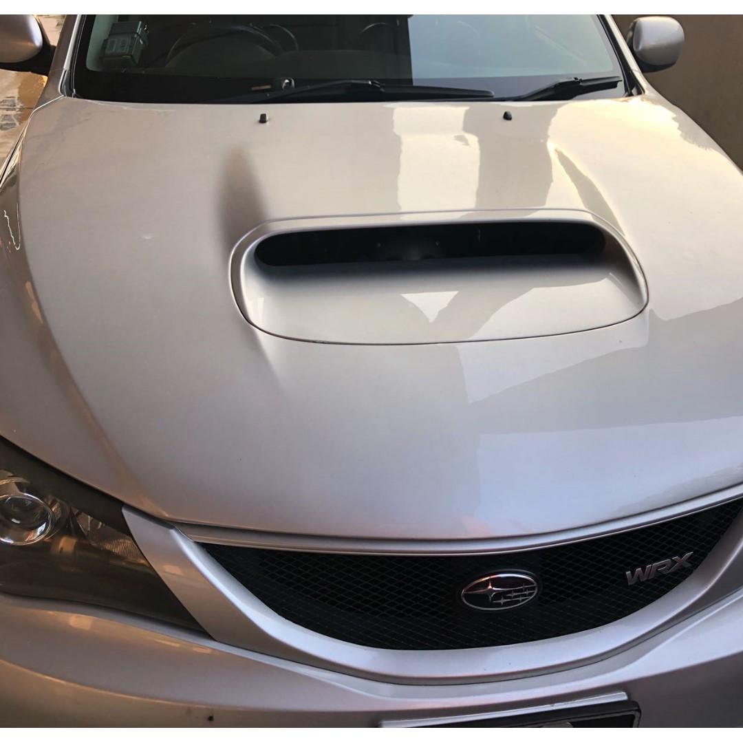Subaru bonnet clearance