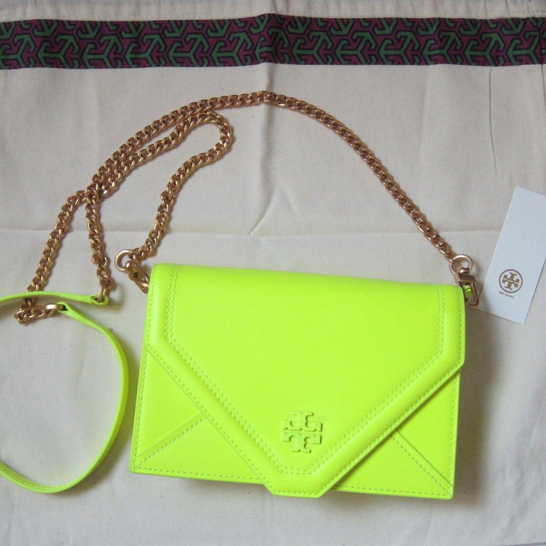 Tory Burch Mini Kira Neon Cross Body Shoulder Convertible Clutch Bag,  Women's Fashion, Bags & Wallets, Cross-body Bags on Carousell