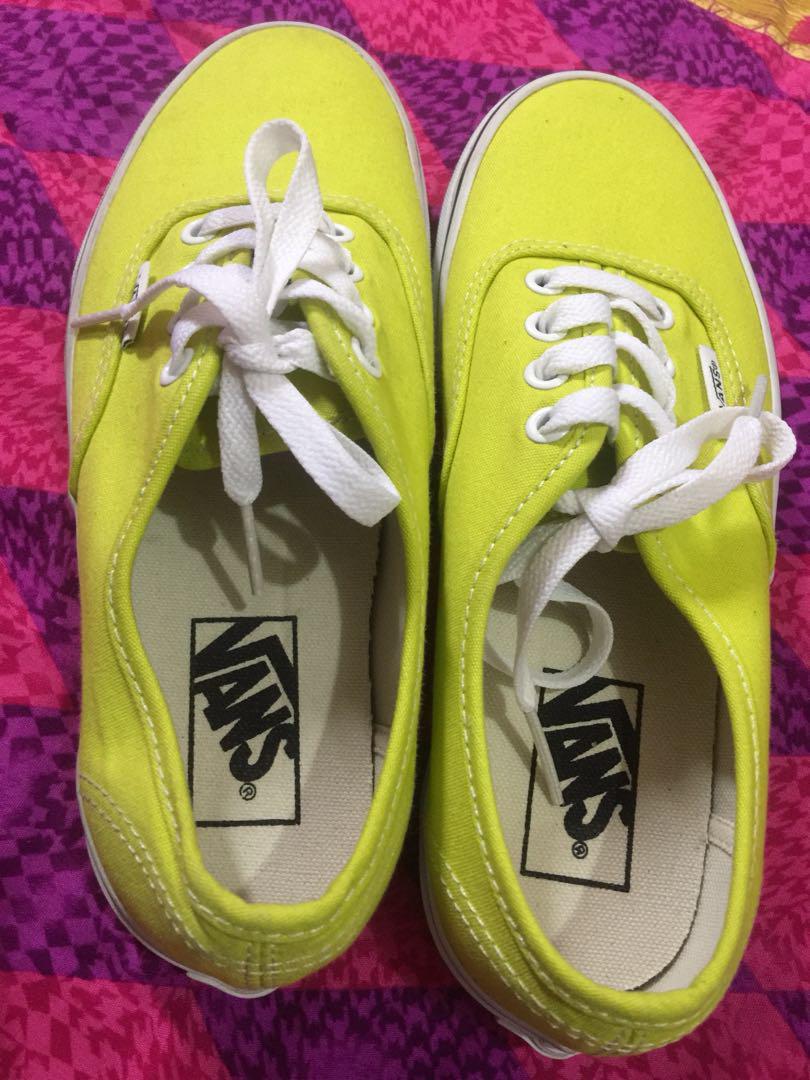 Yellow vans 2025 size 7