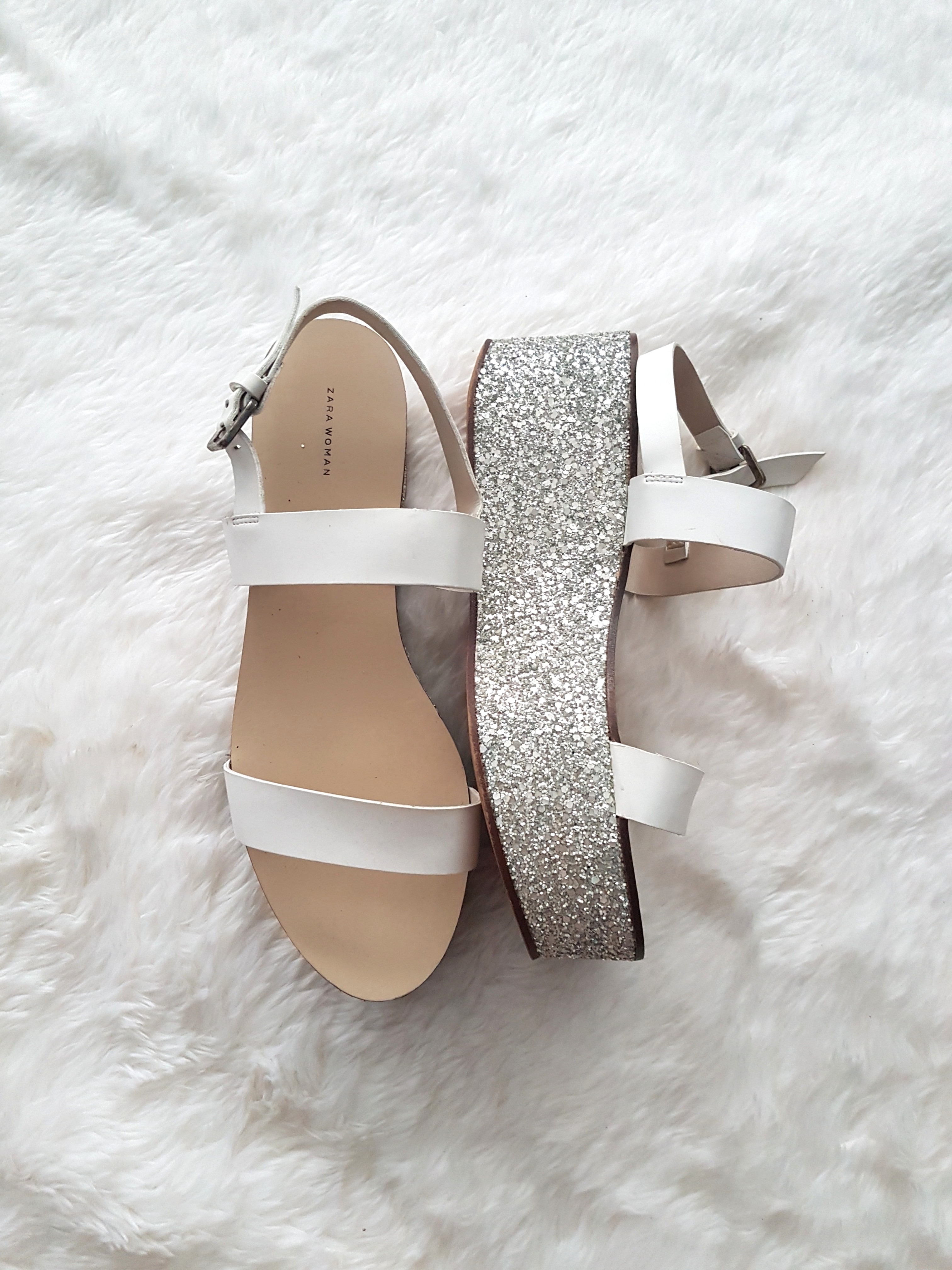 zara flatform sandals