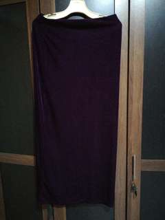 Long skirt purple
