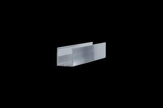 MWO 580 19mm x 19mm x 3m Silver Anodized 'U' Channel